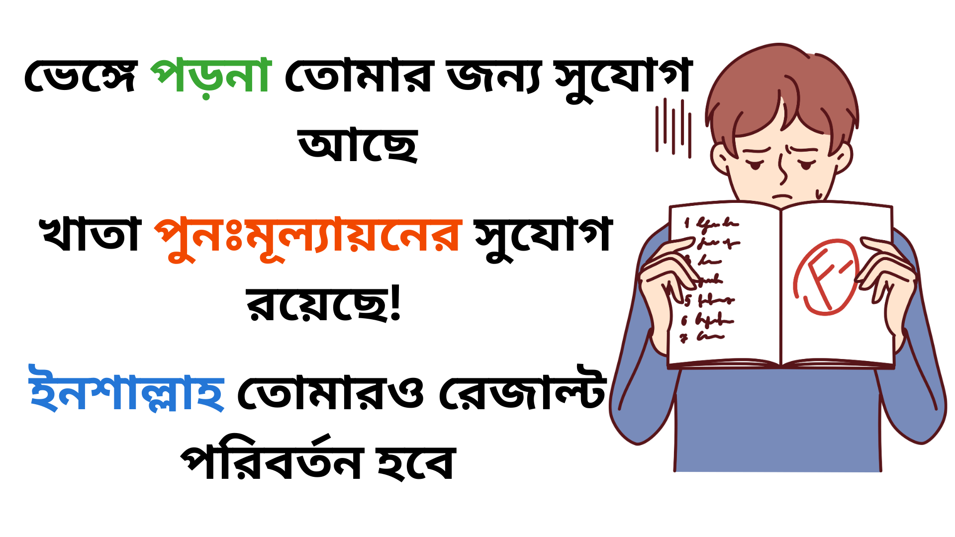 এসএসসি ফেল করেছো? হতাশ হয়ো না – খাতা পুনঃমূল্যায়নের সুযোগ রয়েছে!